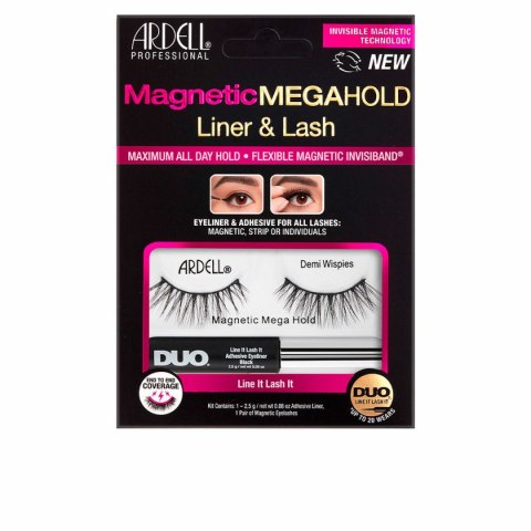 Zestaw sztuczne rzęsy Ardell Magnetic Megahold Liner Lash (2 Sztuk)