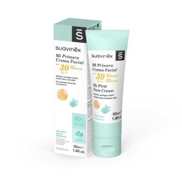 Nawilżający krem do twarzy dla niemowląt Suavinex Crema Spf 30 50 ml