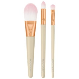 Zestaw Pędzli do Makijażu Ecotools Ready Glow Edycja limitowana 3 Części