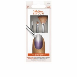 Zestaw Pędzli do Makijażu Sally Hansen Pro Brush Lote 3 Części