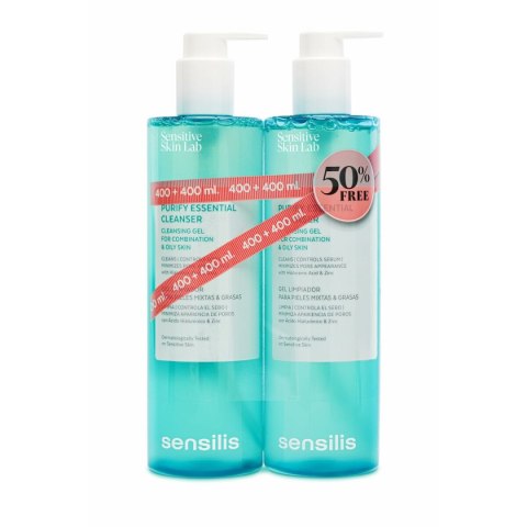 Żel Czyszczący do Twarzy Sensilis Purify Essential 2 x 400 ml