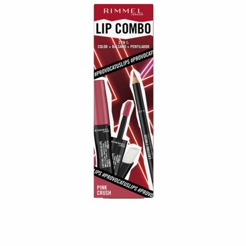 Zestaw Do Makijażu Rimmel London Lip Combo Mauve Euphoria Pink Crush 2 Części 3 Części