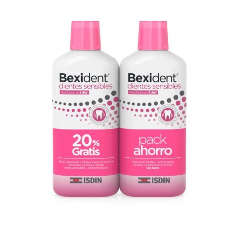 Płyn do płukania jamy ustnej Isdin Bexident Zęby wrażliwe 500 ml (2 Sztuk)