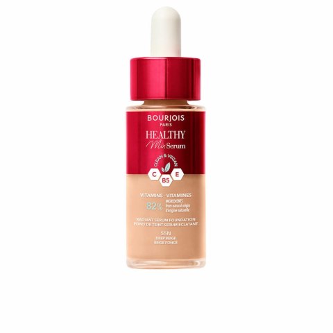 Płynny Podkład do Twarzy Bourjois Healthy Mix Nº 55N Deep beige Nº 55n-Deep Beige 30 ml Serum