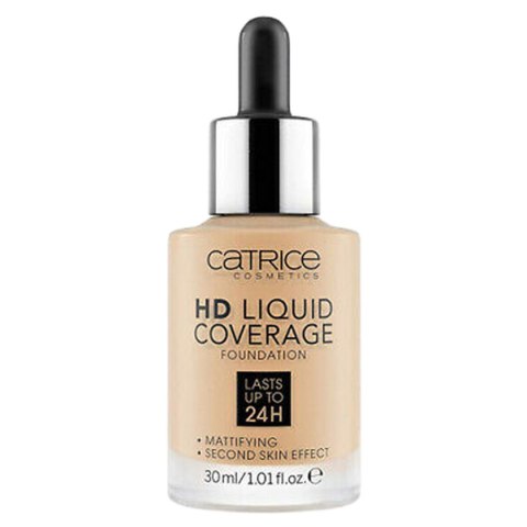 Płynny Podkład do Twarzy Catrice HD Liquid Coverage Nº 032 Nude beige Nº 032-Nude Beige 30 ml