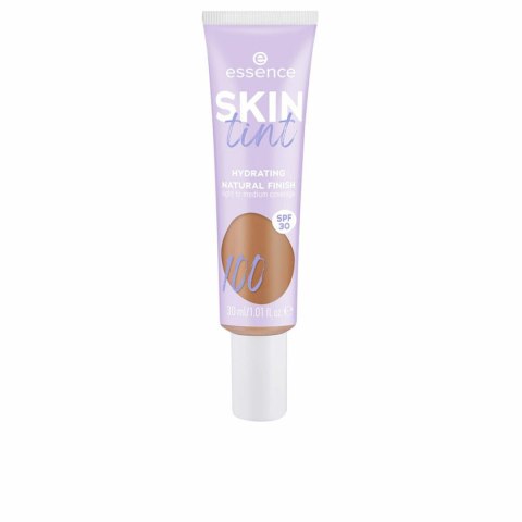 Nawilżający krem koloryzujący Essence SKIN TINT Nº 100 Spf 30 30 ml