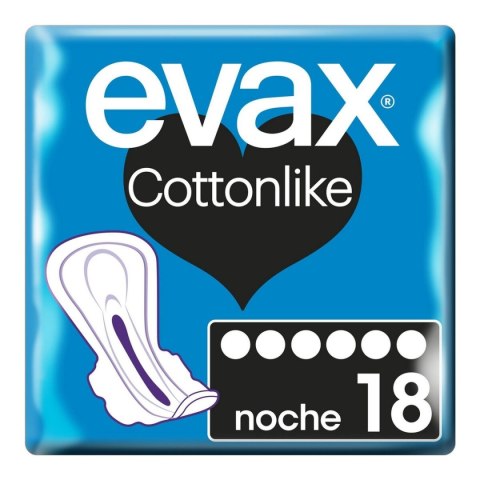 Podpaski ze Skrzydełkami na Noc Evax COTTONLIKE (9 uds)