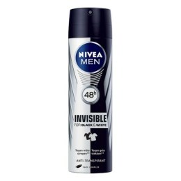 Dezodorant w Sprayu Men Black & White Invisible Nivea Men Black White Invisible (200 ml) 200 ml