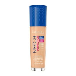 Płynny Podkład do Twarzy Match Perfection Rimmel London (30 ml) - 102 - light nude 30 ml