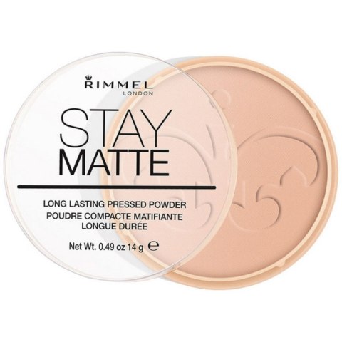 Puder kompaktowy Stay Matte Rimmel London - 005 - silky beige 14 g