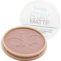 Puder kompaktowy Stay Matte Rimmel London - 005 - silky beige 14 g