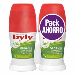 Dezodorant Roll-On Organic Extra Fresh Activo Byly (2 uds)