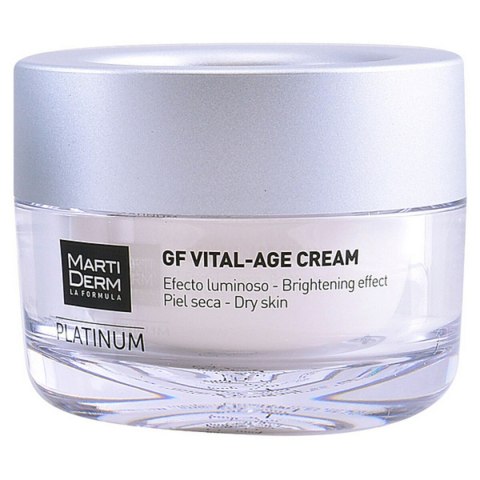 Nawilżający Krem na Dzień Martiderm GF Vital-Age Platinum GF SPF 15 (50 ml) (50 ml)