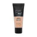 Płynny Podkład do Twarzy Fit me Maybelline 30 ml - 250 - sun beige