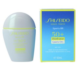 Krem Nawilżający Efekt Makijażu Sun Care Sports Shiseido SPF50+ (12 g) - dark