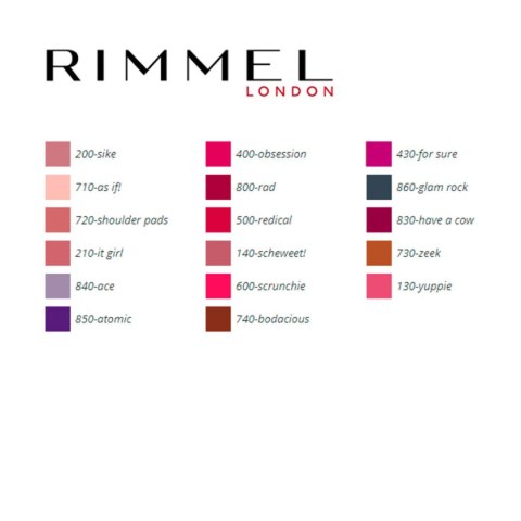 Pomadki Rimmel London (5,5 ml) - 740 - bodacious