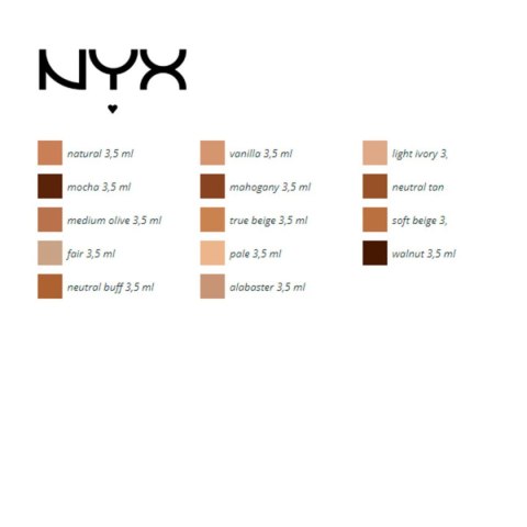 Korektor Twarzy Can't Stop Won't Stop NYX (3,5 ml) - light ivory 3,5 ml