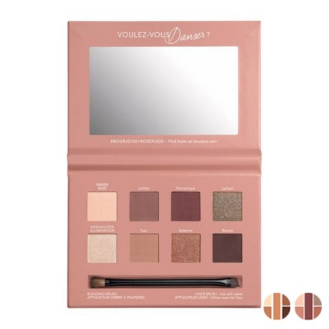 Paleta Cieni do Oczu Palette Yeux Bourjois 4 w 1 - 01-place de l'opéra-rose nude edition