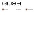 Kosmetyki do brwi Shape anf Fill Gosh Copenhagen - 001-brown