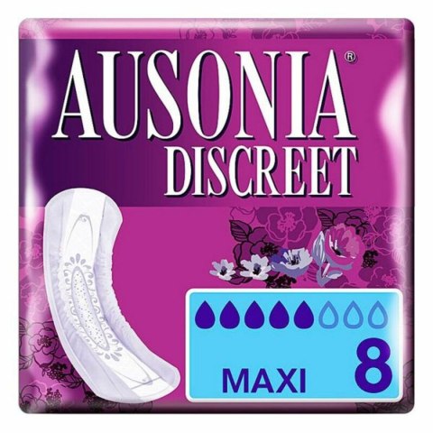 Podpaski na Nietrzymanie Moczu DISCREET mAXI Ausonia Discreet (8 uds) 8 Sztuk