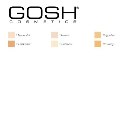 Płynny Podkład do Twarzy X-Ceptional Wear Gosh Copenhagen (35 ml) - 12-natural