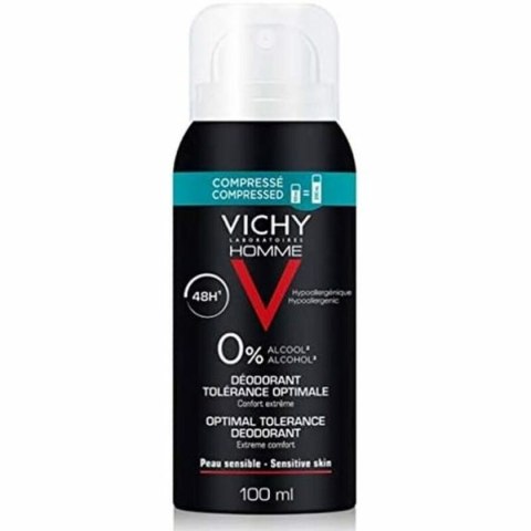 Dezodorant w Sprayu Vichy Tolérance Optimale Mężczyzna Nie zawiera Alkoholu 48 godzin Unisex dorośli (100 ml)