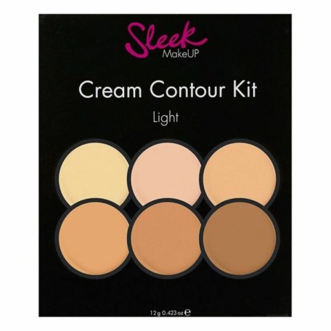 Paleta Sleek Cream Contour Kit Light Jasne Makijaż Rozświetlacz (1 Sztuk)