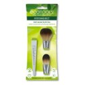 Pędzelek do makijażu Total Sense Ecotools Total Senses Brush Duo 3 Części