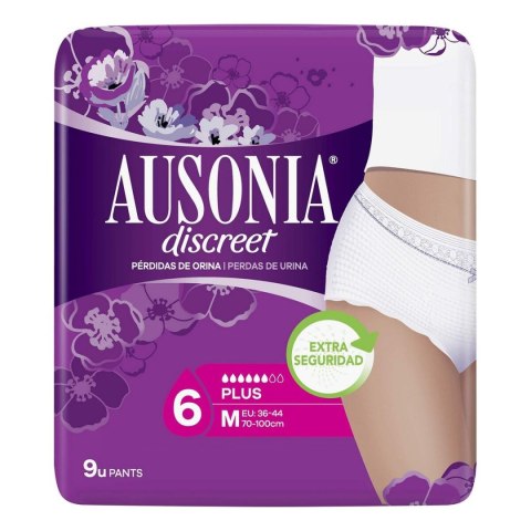Podpaski na Nietrzymanie Moczu Ausonia Discreet Boutique Średni (9 uds)