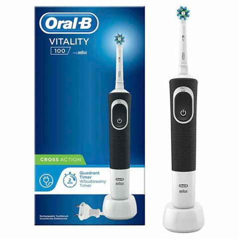 Elektryczna Szczoteczka do Zębów Oral-B 100 CrossAction Czarny