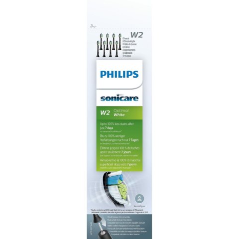 Główka do Szczoteczki do Zębów Sonicare W2 Optimal Philips HX6068/13 Czarny 8 Sztuk