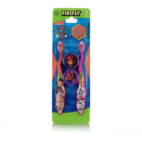 Szczoteczka do Zębów Dla Dzieci The Paw Patrol Firefly 2 Sztuk