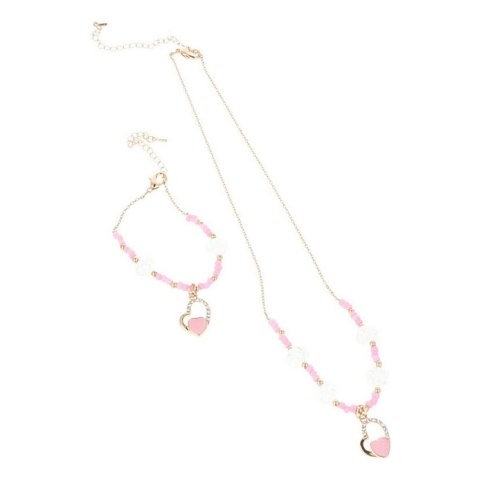 Zestaw Naszyjnik i Bransoletki Inca Collar Y Pulsera Corazones Serca (2 pcs)