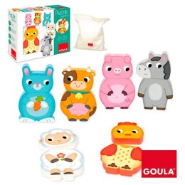 Konfigurowalne drewniane puzzle Goula Goula 455245 (12 pcs)