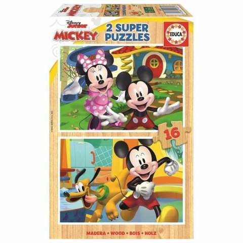 Układanka puzzle Educa Mickey & Minnie ( 2 x 16 pcs)