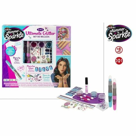 Zestaw do Makijażu dla Dzieci Colorbaby Ultimate Glitter 16 Części