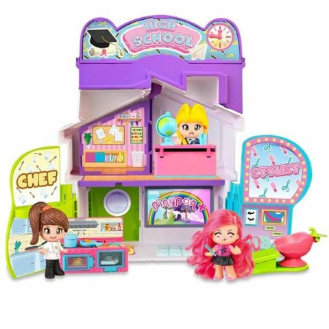 Playset Pinypon Chef & Stylist & High School 3 w 1