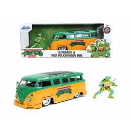 Playset Teenage Mutant Ninja Turtles Leonardo & 1962 Volkswagen Bus 2 Części