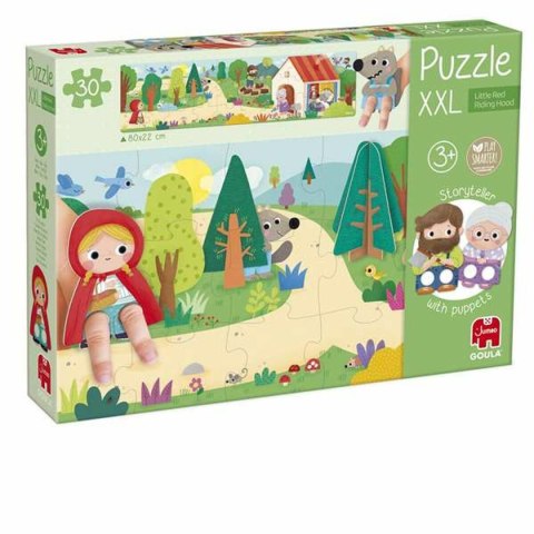 Puzzle dla dzieci Diset XXL Czerowny Kapturek 30 Części