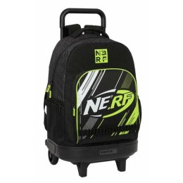 Torba szkolna z kółkami Nerf Get Ready Czarny 33 x 45 x 22 cm