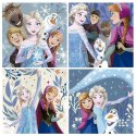 Układanka puzzle Frozen Stopniowe zwiększanie trudności