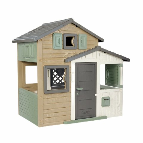 Zabawkowy Dom Smoby GREEN EVO FRIENDS HOUSE 175,4 x 114,3 x 162 cm