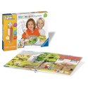 Interaktywna książeczka dla dzieci Ravensburger Complete interactive reader box + Book Imagier At the farm Tiptoi (FR)