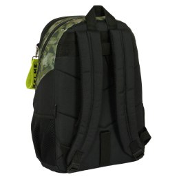 Plecak szkolny Kelme Travel Czarny Kolor Zielony 32 x 44 x 16 cm