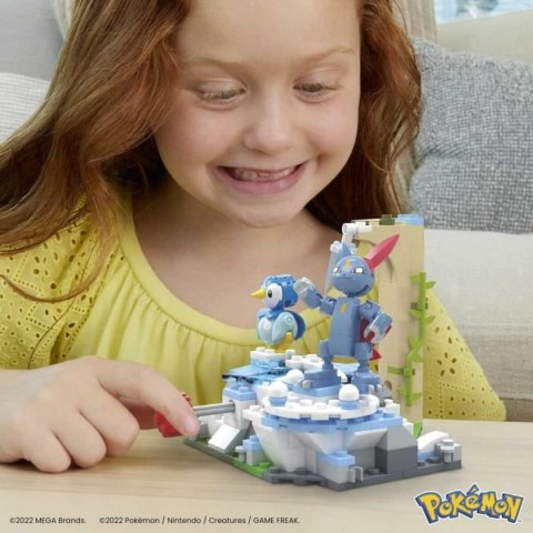 Figurki Superbohaterów Mega Construx Pokémon 183 Części Playset
