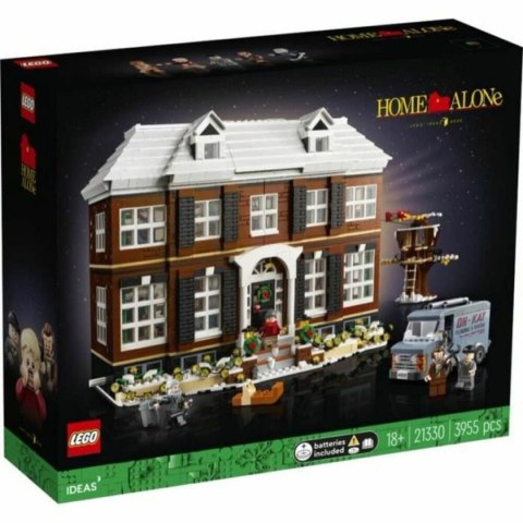 Zestaw do budowania Lego Ideas 21330 Home Alone: Mom, I Missed The Plane! Czarny 3955 Części