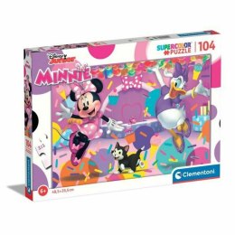 Puzzle dla dzieci Clementoni SuperColor Minnie 25735 48,5 x 33,5 cm 104 Części