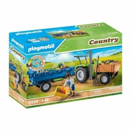 Zestaw Samochodów Playmobil 71249 42 Części Ciągnik