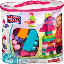 Zestaw do budowania Megablocks DCH54 60 Części Wielokolorowy Różowy + 1 Rok