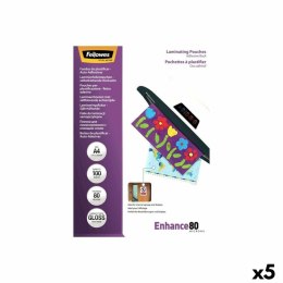 Laminating Pouches Fellowes 100 Części Przezroczysty A4 (5 Sztuk)